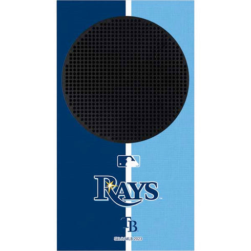 MLB Tampa Bay Rays Split Xbox Series S Console Skin